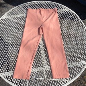 Tea Collection sz 7 Capri peach leggings